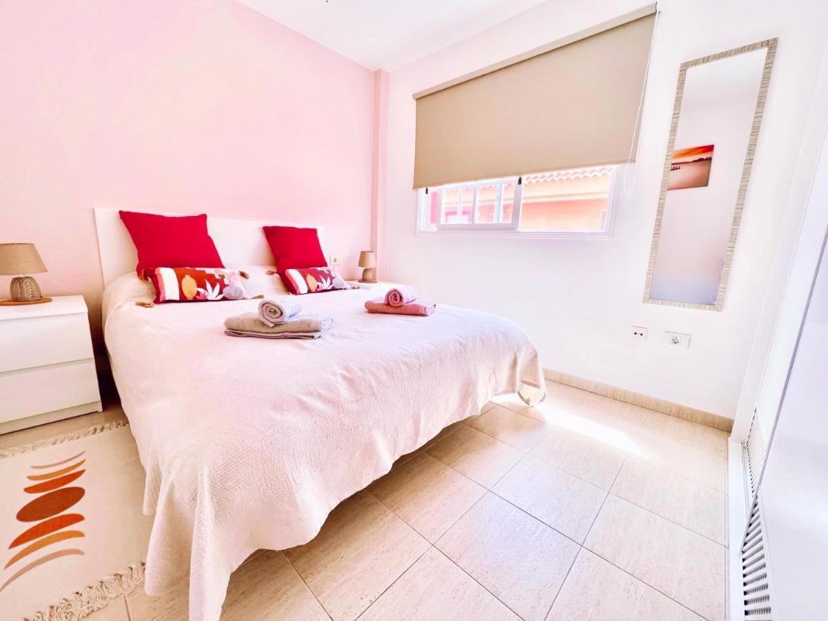 !!! Relaxing View, The Heights Apartment With Terrace And Heated Pools, Los Cristianos Los Cristianos  Eksteriør billede