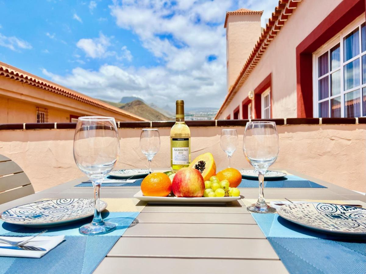 !!! Relaxing View, The Heights Apartment With Terrace And Heated Pools, Los Cristianos Los Cristianos  Eksteriør billede