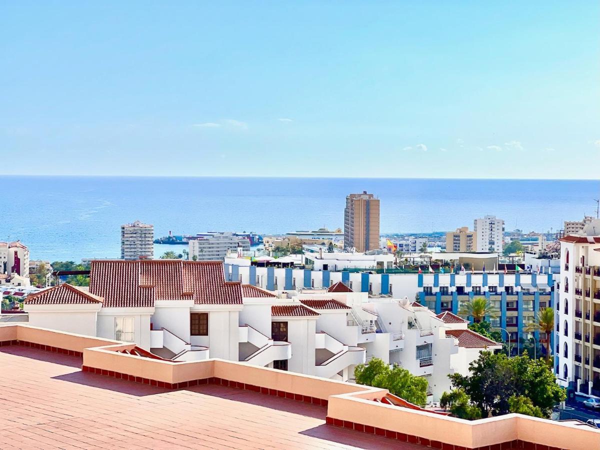 !!! Relaxing View, The Heights Apartment With Terrace And Heated Pools, Los Cristianos Los Cristianos  Eksteriør billede